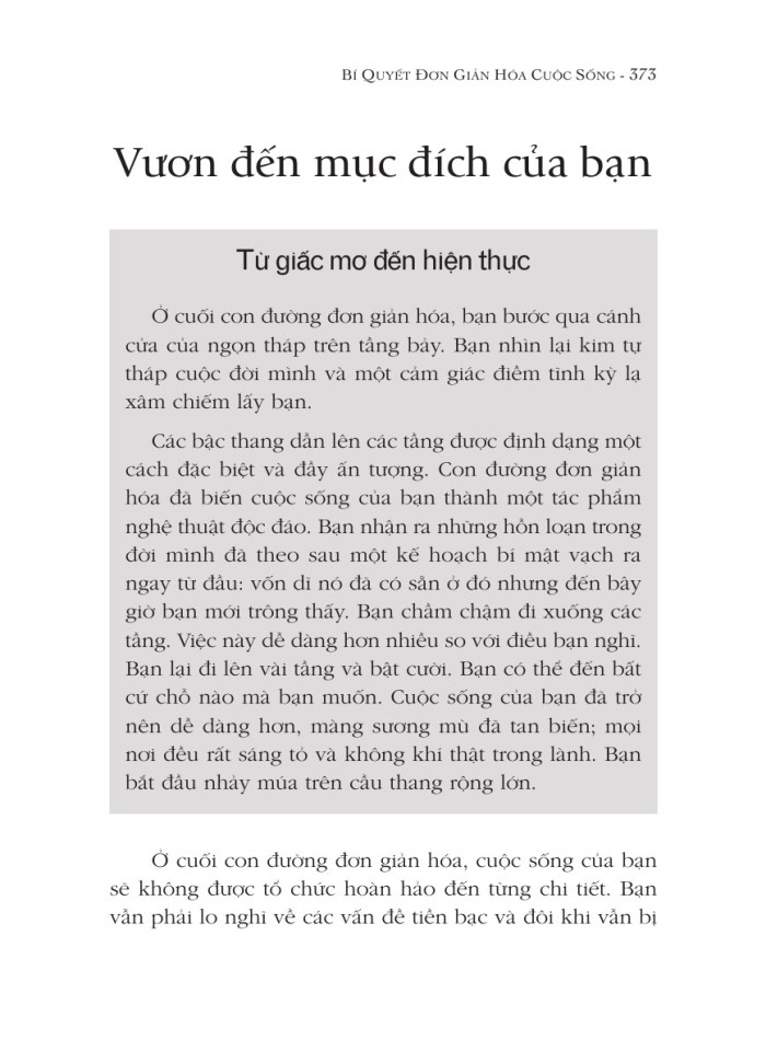 image for page Bí quyết đơn giản hóa cuộc sống