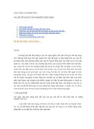 Các công cụ phân tích  và lập kế hoạch của giám đốc bán hàng