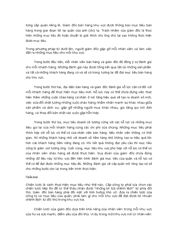 image for page Các công cụ phân tích  và lập kế hoạch của giám đốc bán hàng