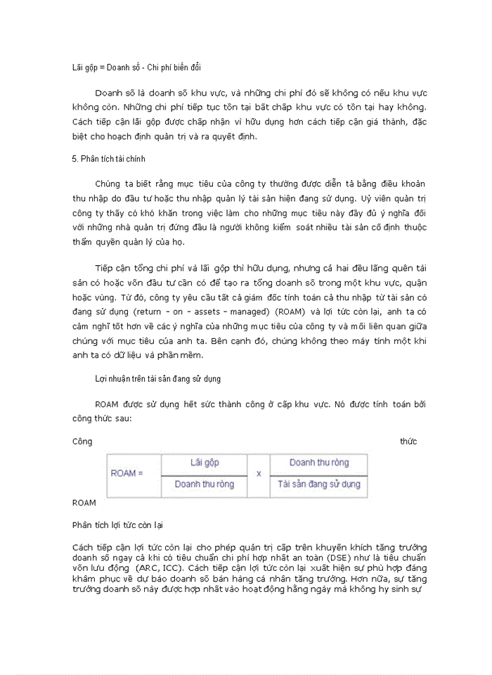 image for page Các công cụ phân tích  và lập kế hoạch của giám đốc bán hàng