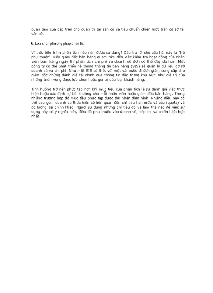 image for page Các công cụ phân tích  và lập kế hoạch của giám đốc bán hàng