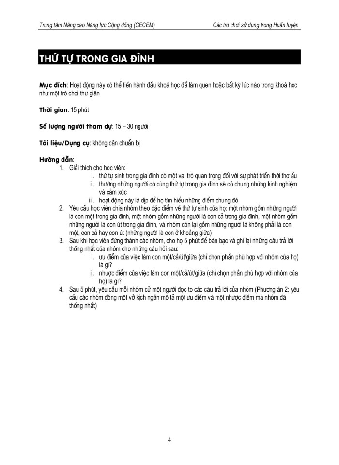 image for page Các trò chơi sử dụng trong huấn luyện