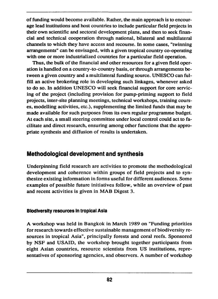 image for page Economic and ecological sustainability of tropical rain forest management
