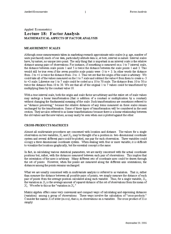 image for page Factor Analysis