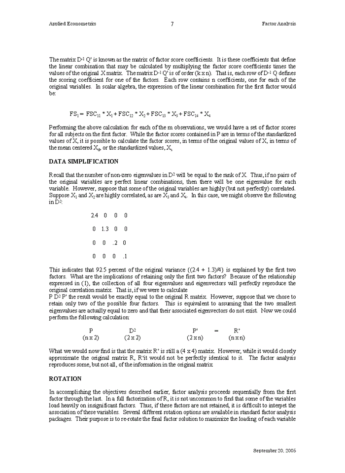 image for page Factor Analysis