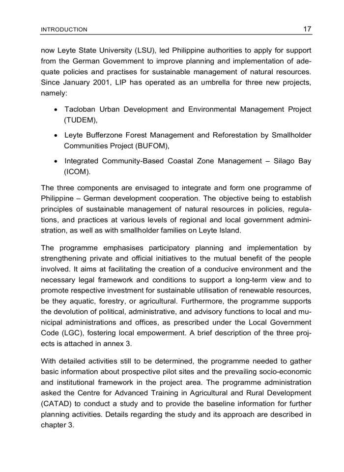 image for page Natural Resource Management Strategies on Leyte Island, Philippines