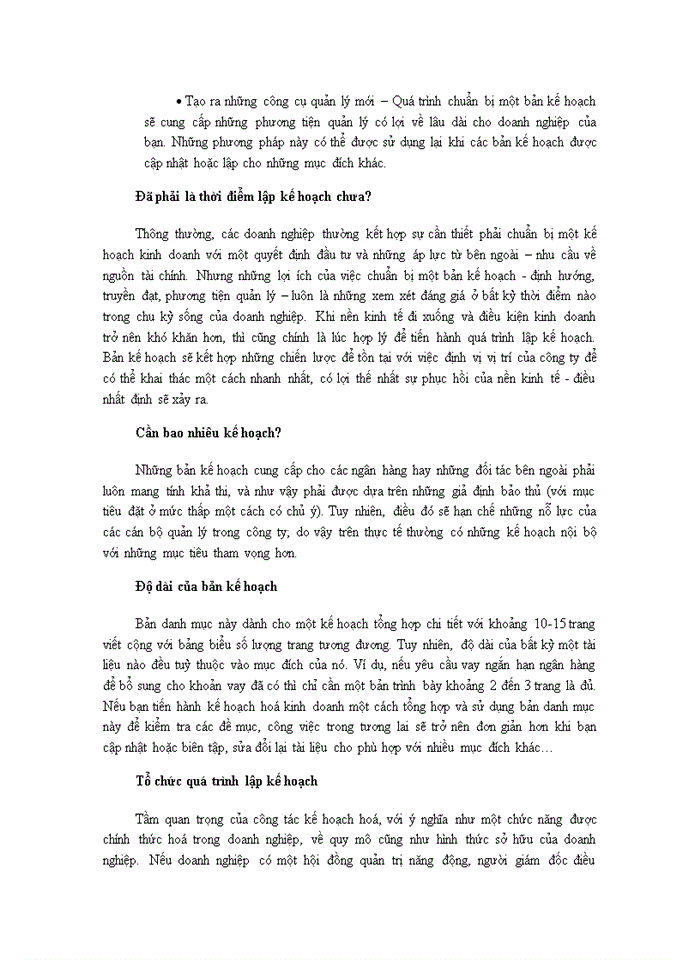 image for page Lập kế hoạch kinh doanh