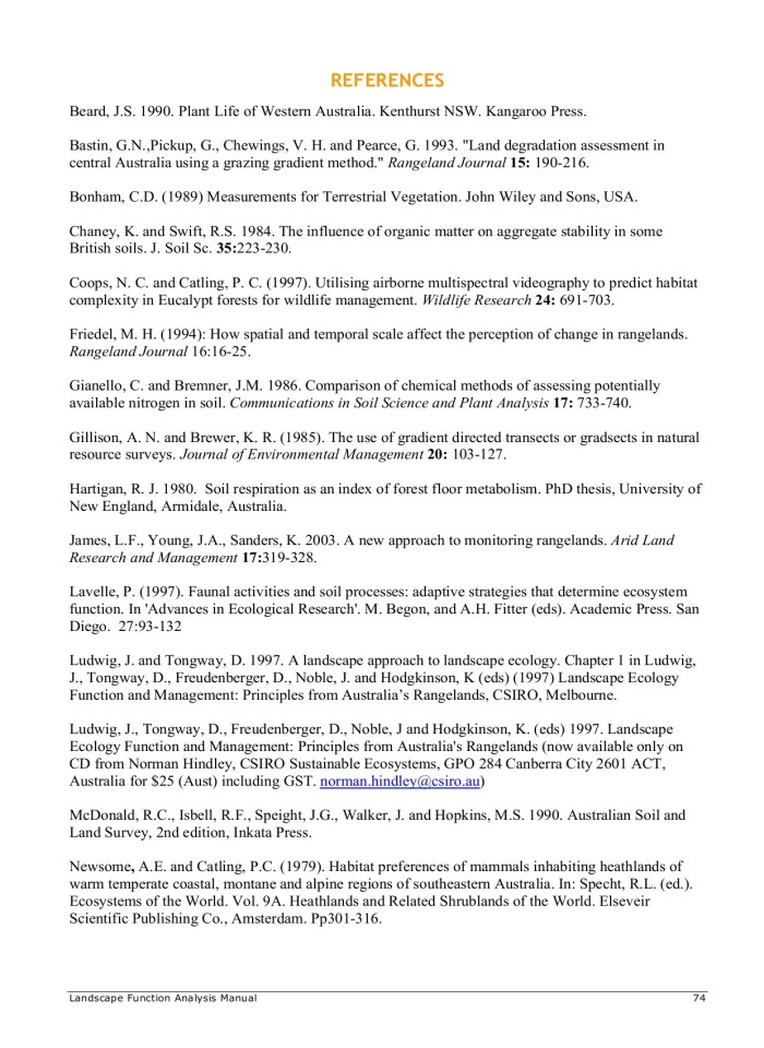 image for page Procedures for monitoring and assessing landscapes