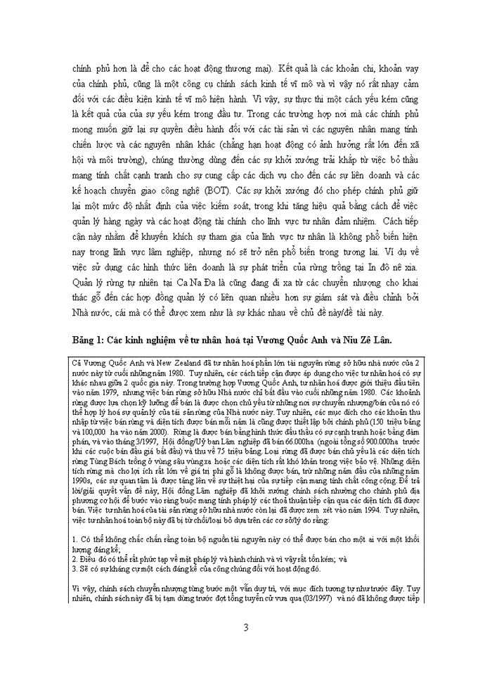 image for page Các khía cạnh kinh tế và tài chính của việc thuê đất rừng Nhà nước