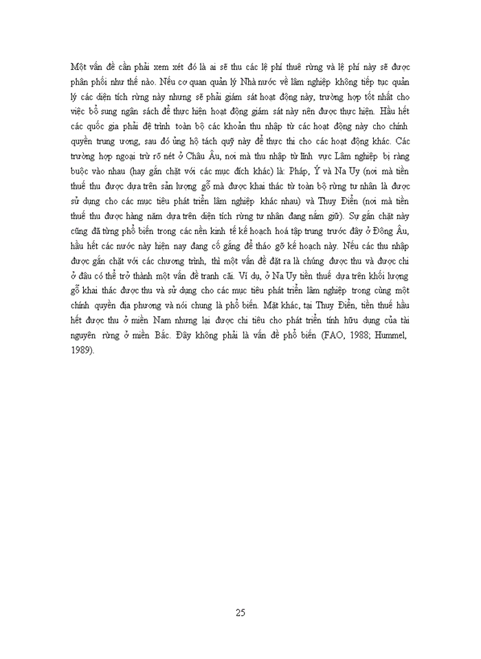 image for page Các khía cạnh kinh tế và tài chính của việc thuê đất rừng Nhà nước