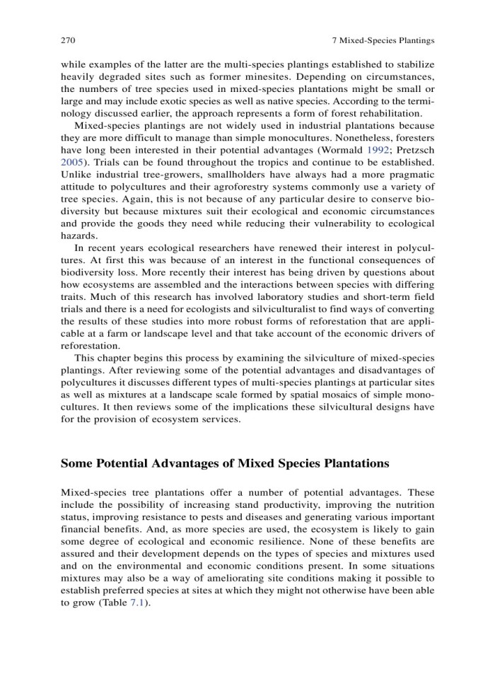 image for page Mixed-Species Plantings