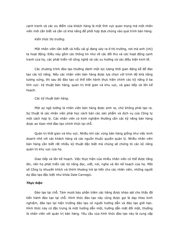 image for page Tuyển dụng, lựa chọn và đào tạo nhân viên bán hàng