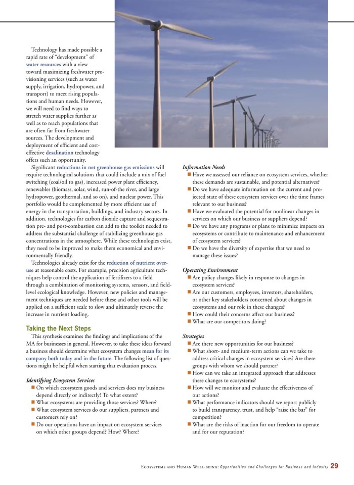 image for page Ecosystems and human well-being