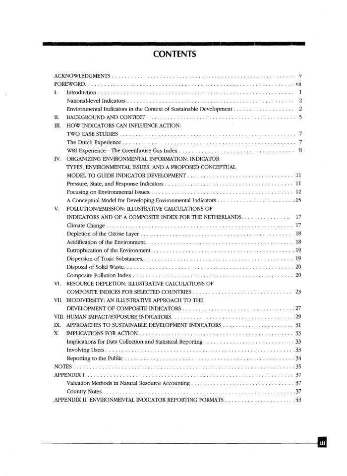 image for page Environmental indicators