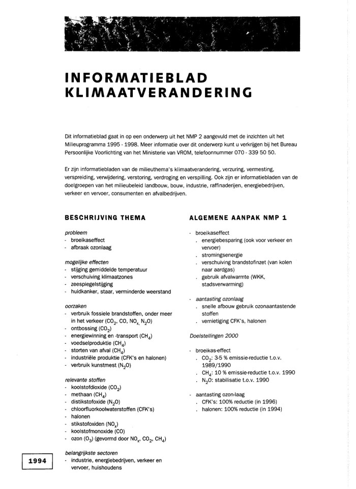 image for page Environmental indicators