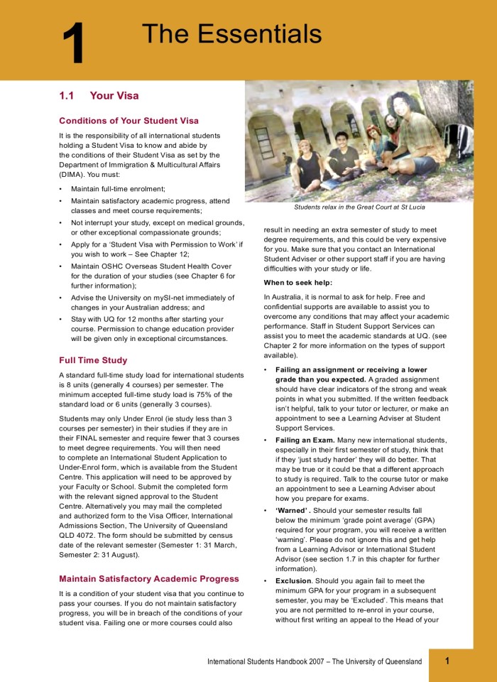 image for page Handbook for international students