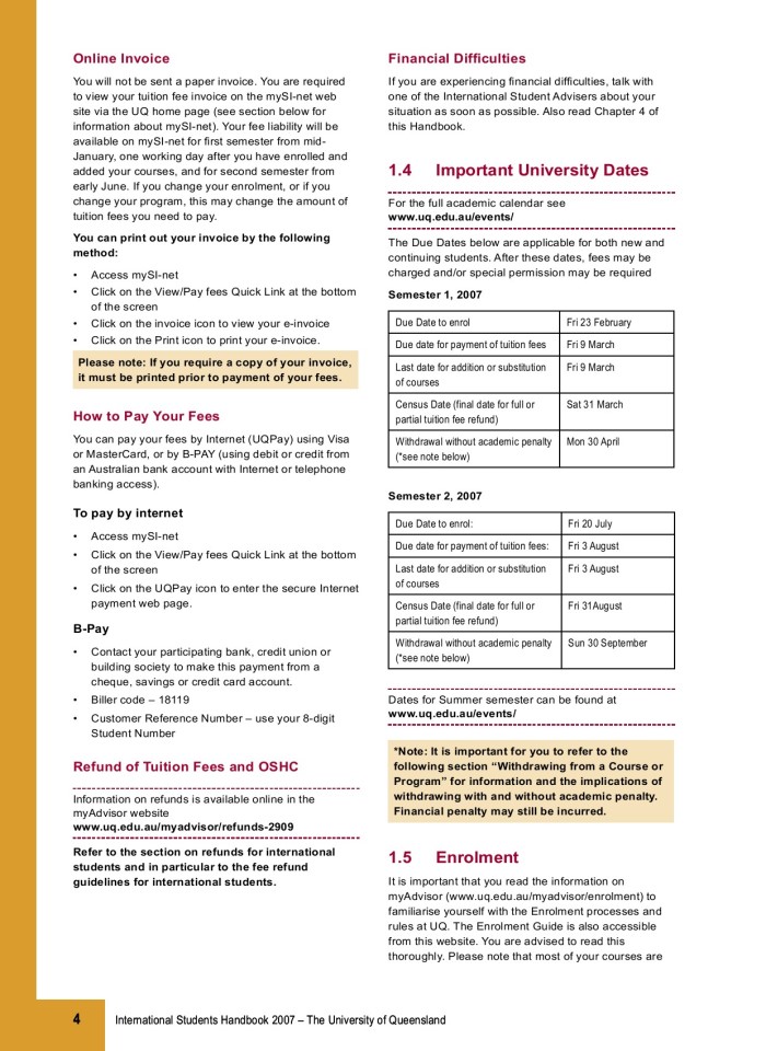 image for page Handbook for international students