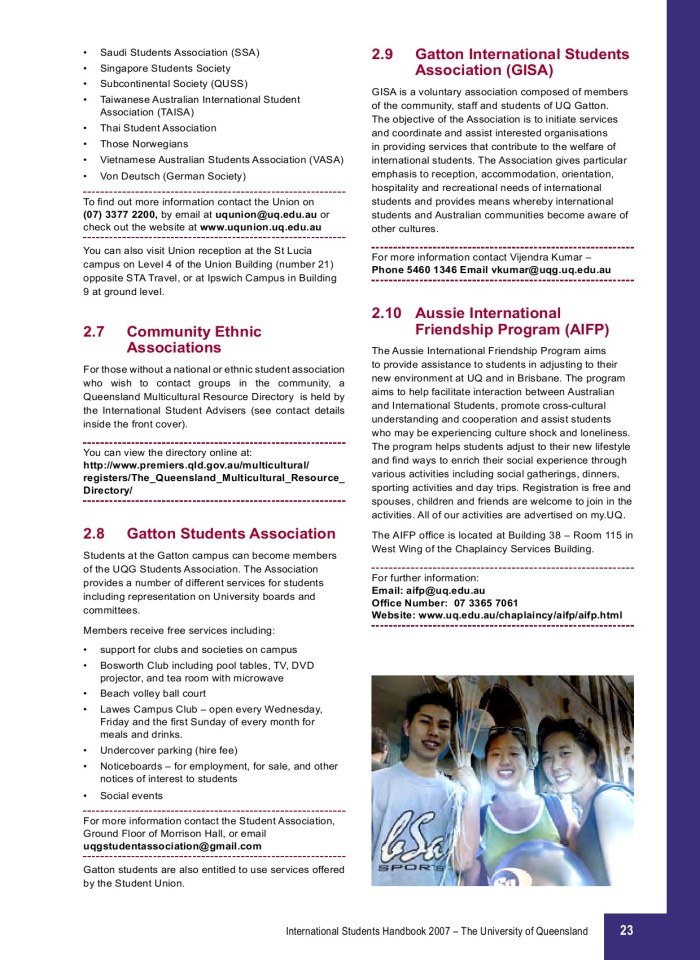 image for page Handbook for international students