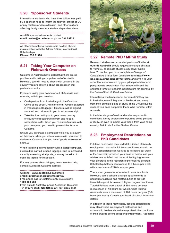 image for page Handbook for international students