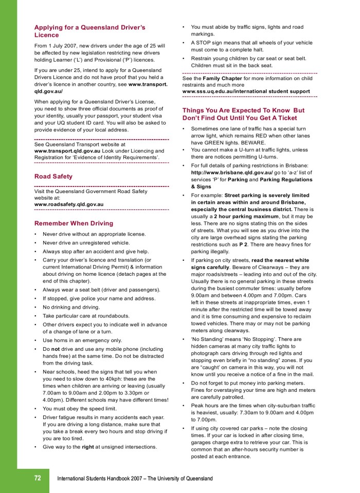 image for page Handbook for international students