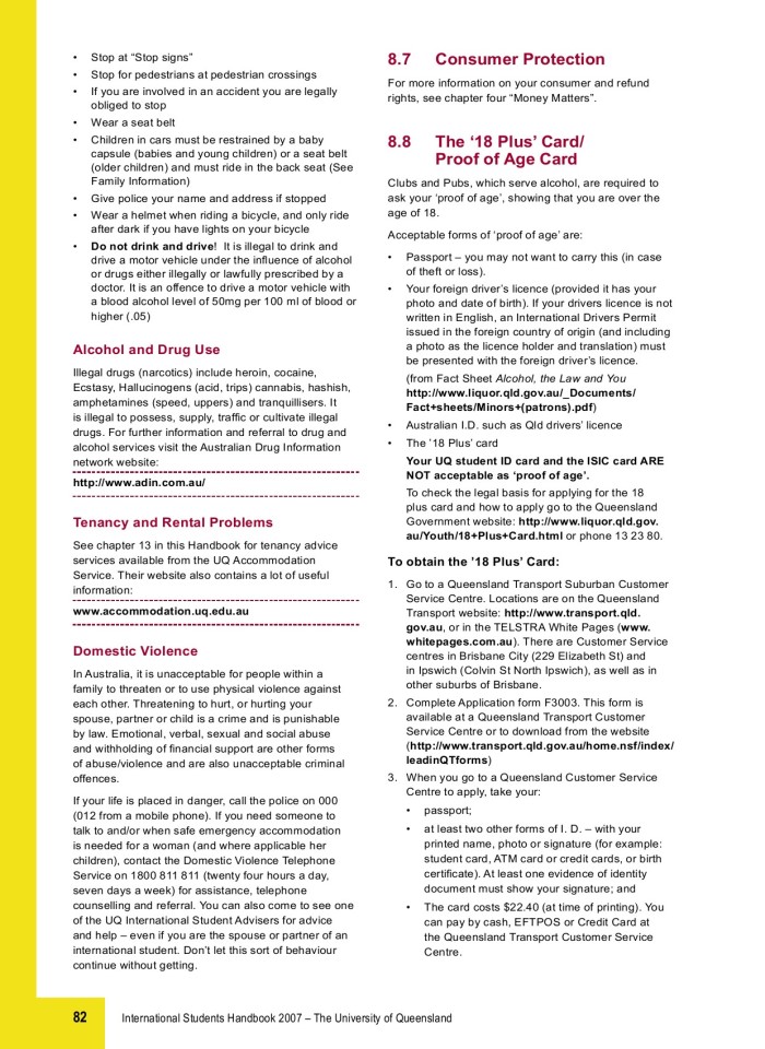 image for page Handbook for international students