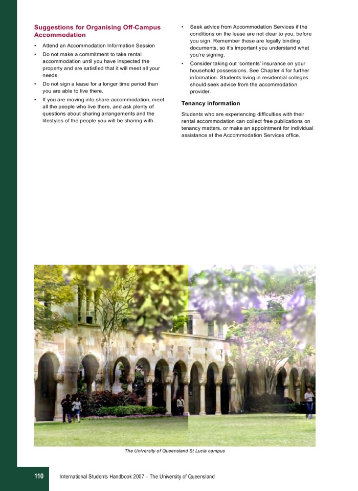 image for page Handbook for international students