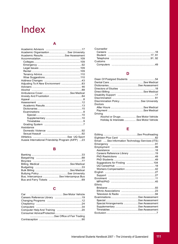 image for page Handbook for international students