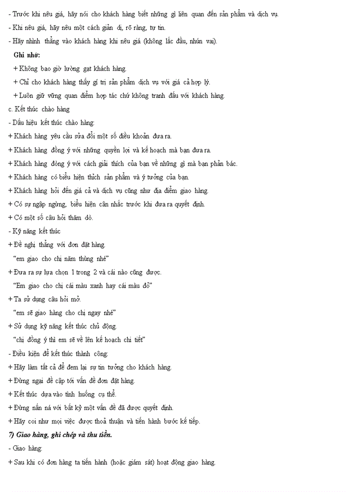 image for page Nghệ thuật bán hàng trong kinh doanh