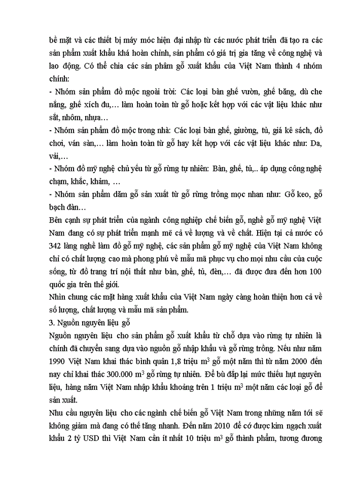 image for page Nghiên cứu tình hình xuất khẩu sản phẩm gỗ và đồ gỗ của Việt Nam trên cơ sở đó đề xuất một số giải pháp nhằm thúc đẩy xuất khẩu sản phẩm gỗ và đồ gỗ