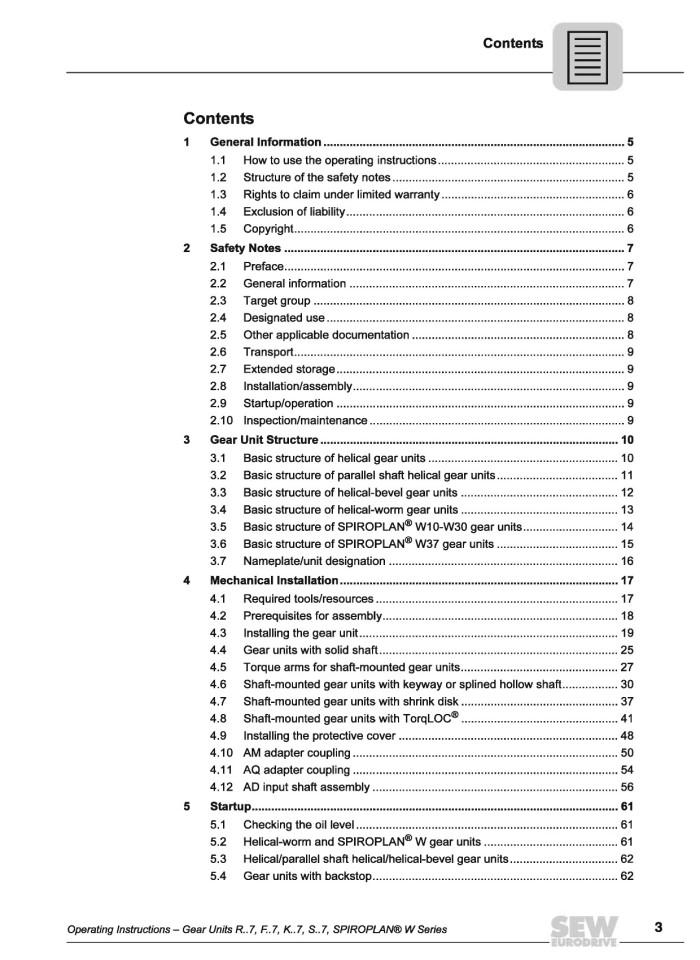 image for page Assembly and Operating Instructions