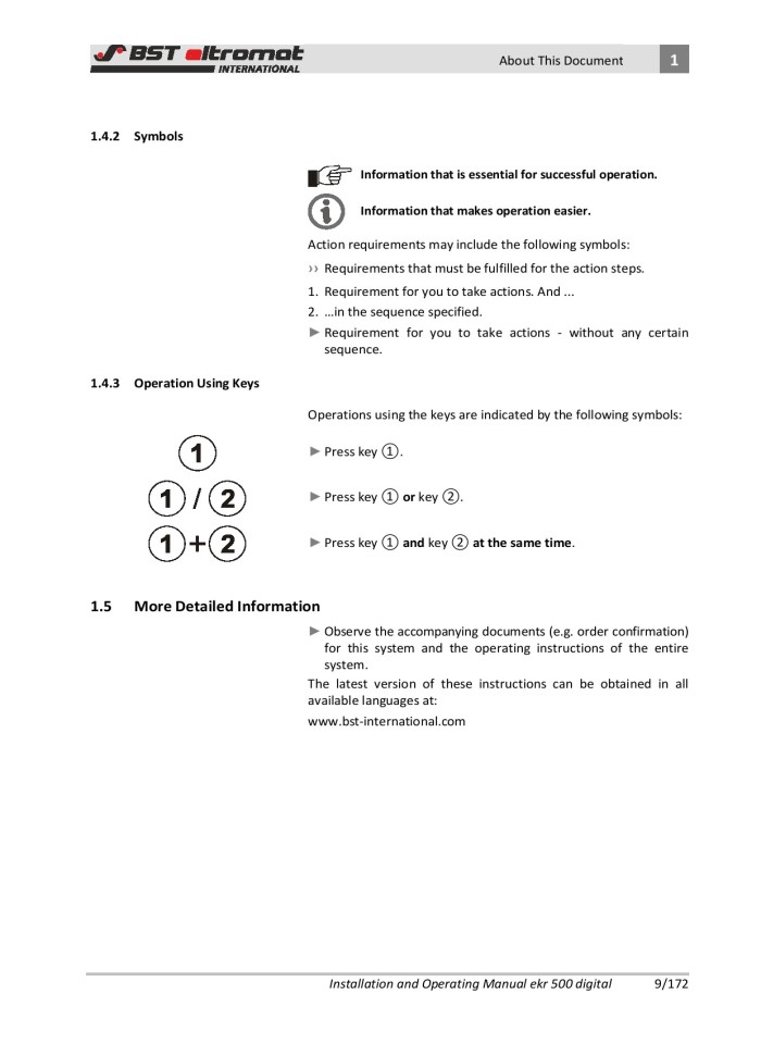 image for page Installation and Operating Manual ekr 500 digital