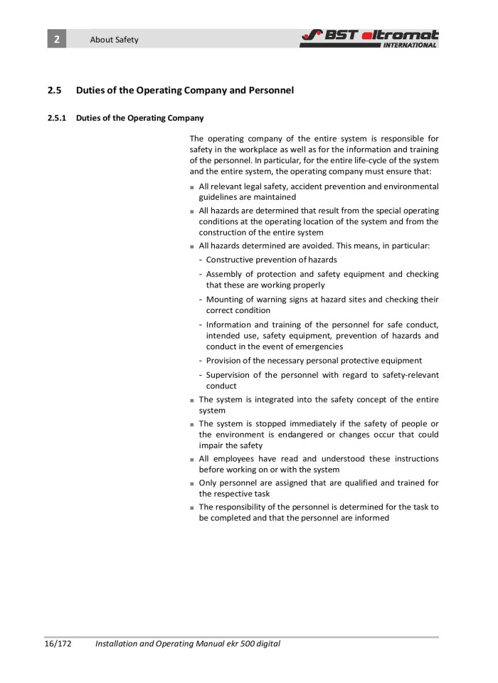 image for page Installation and Operating Manual ekr 500 digital