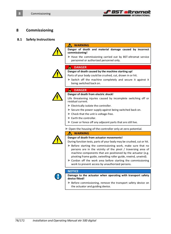 image for page Installation and Operating Manual ekr 500 digital