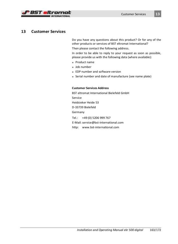 image for page Installation and Operating Manual ekr 500 digital