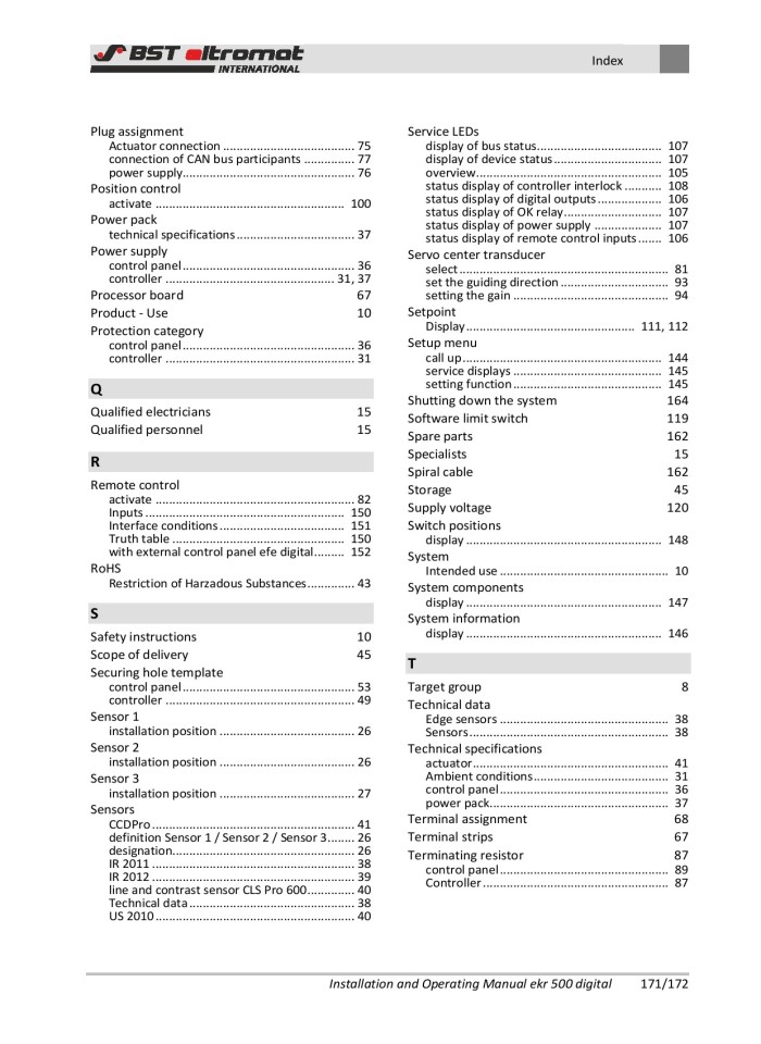 image for page Installation and Operating Manual ekr 500 digital