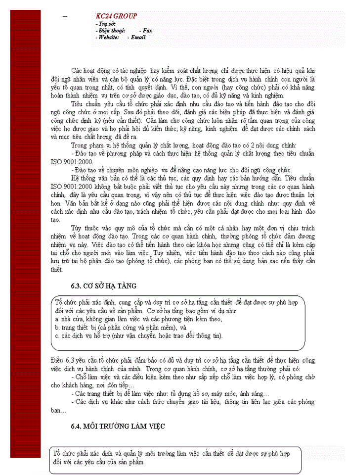 image for page Hệ thống quản lý chất lượng theo iso 9001:2000 trong dịch vụ hành chính