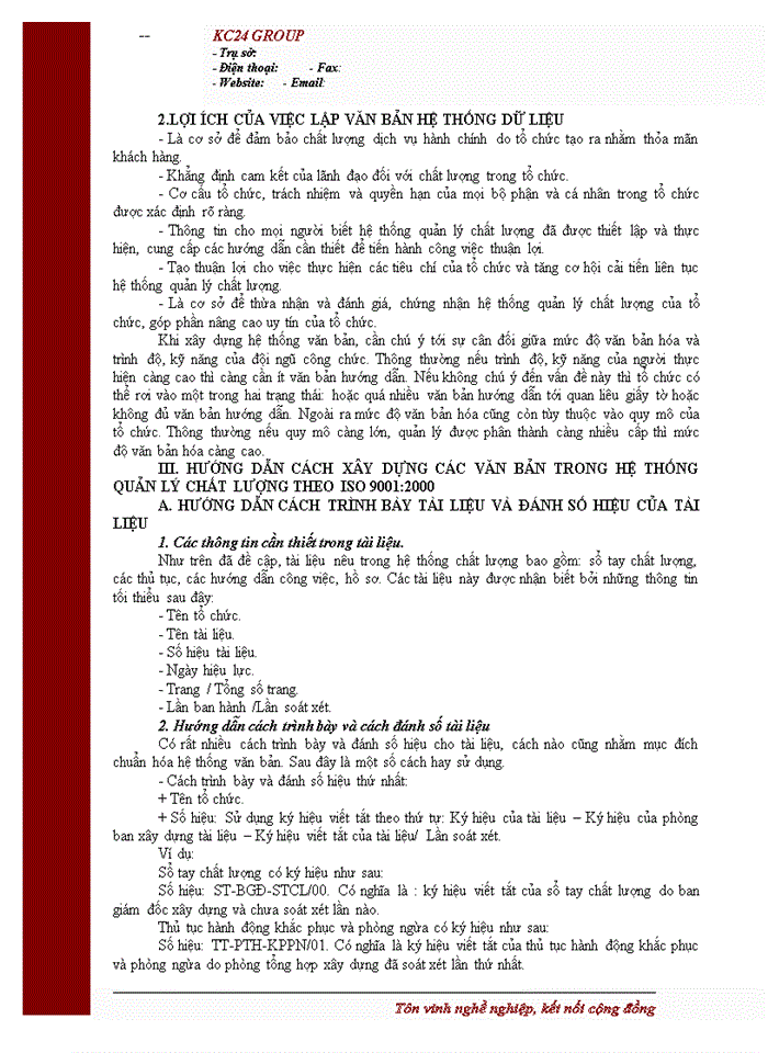 image for page Hướng dẫn xây dựng hệ thống văn bản theo iso 9001:2000 trong dịch vụ hành chính