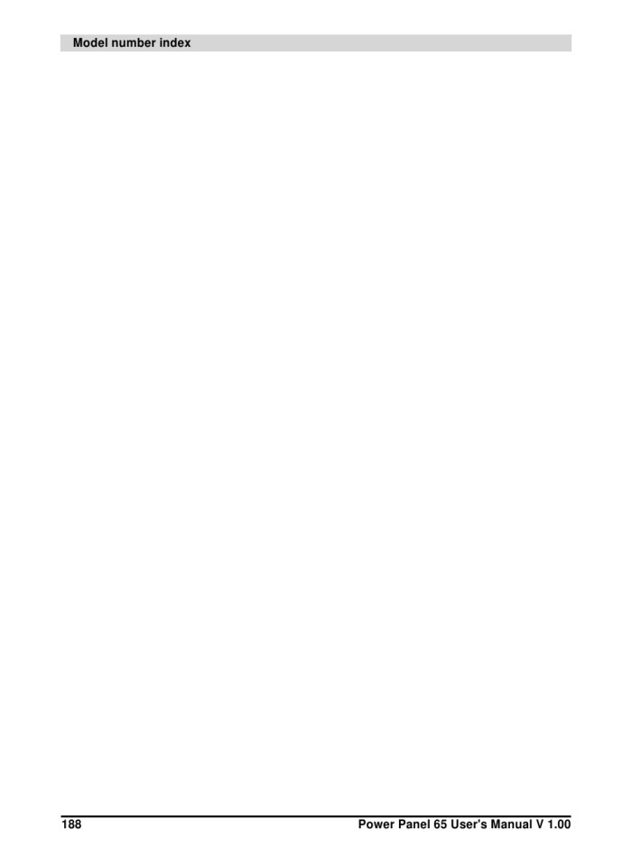 image for page Power panel 65