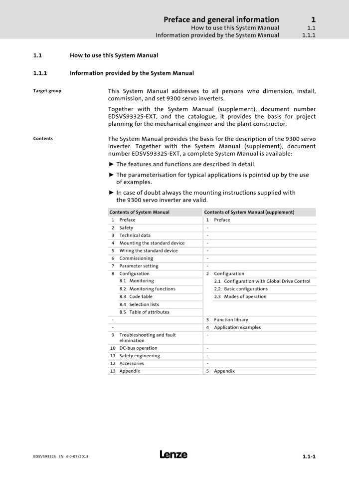 image for page evs93xx 9300 servo inverter v6-0 en