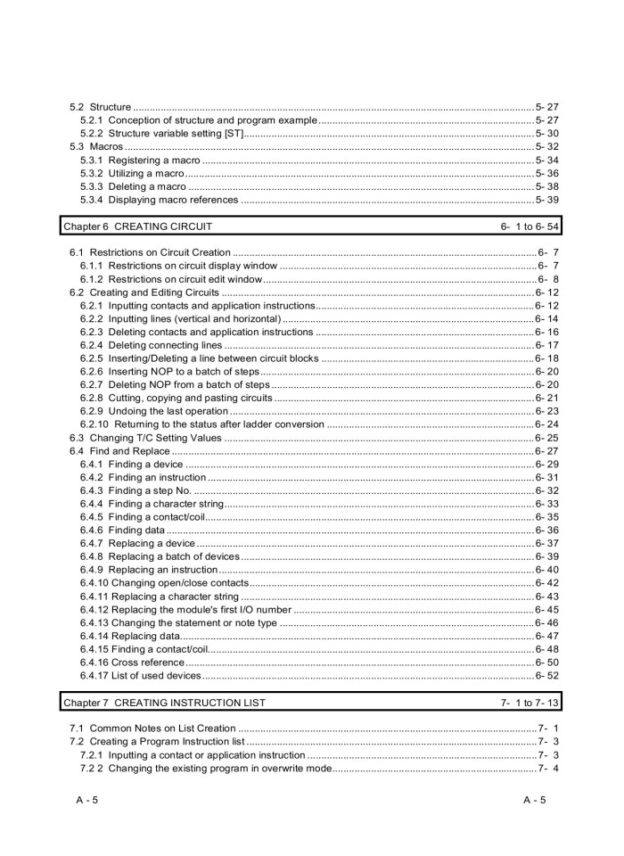 image for page Operation - Programming - Maintenance
