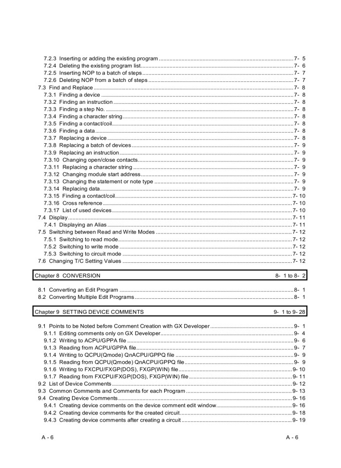 image for page Operation - Programming - Maintenance