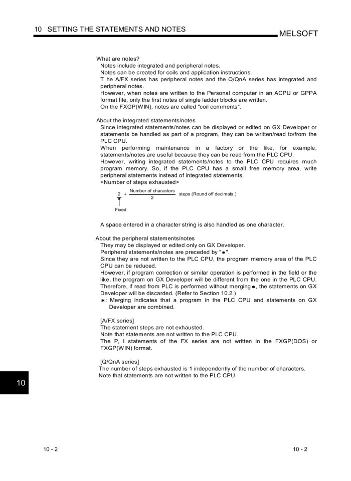 image for page Operation - Programming - Maintenance