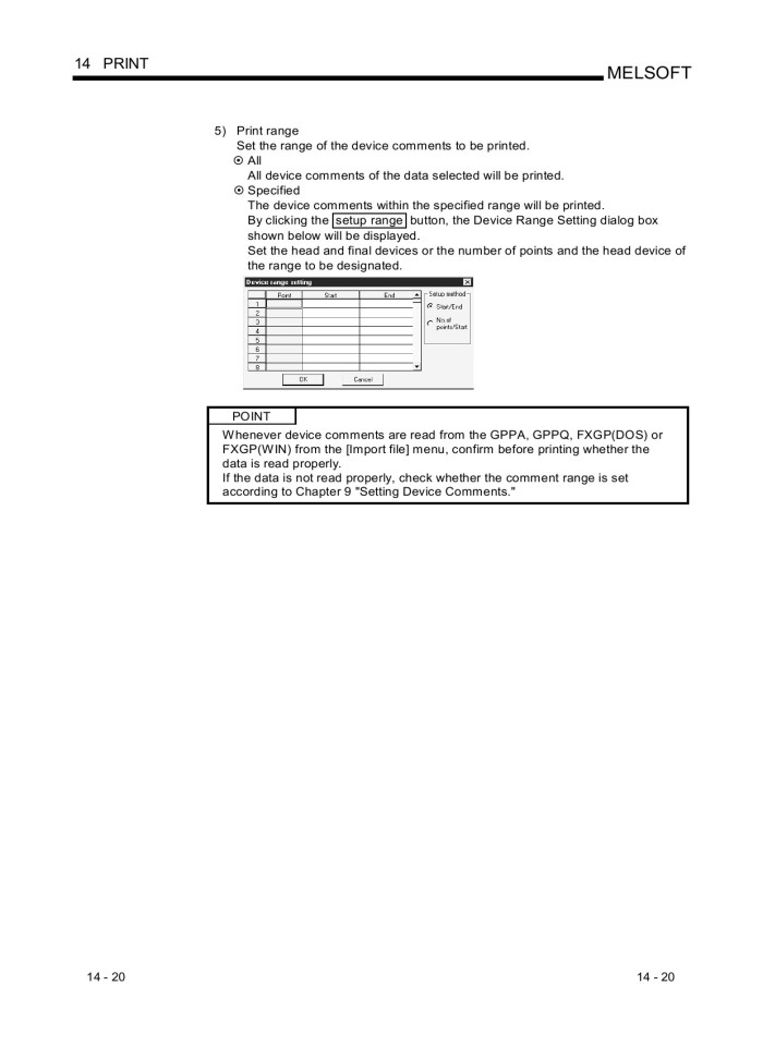 image for page Operation - Programming - Maintenance