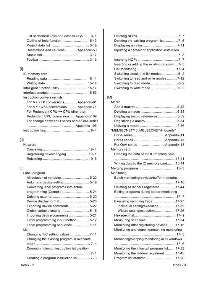 image for page Operation - Programming - Maintenance