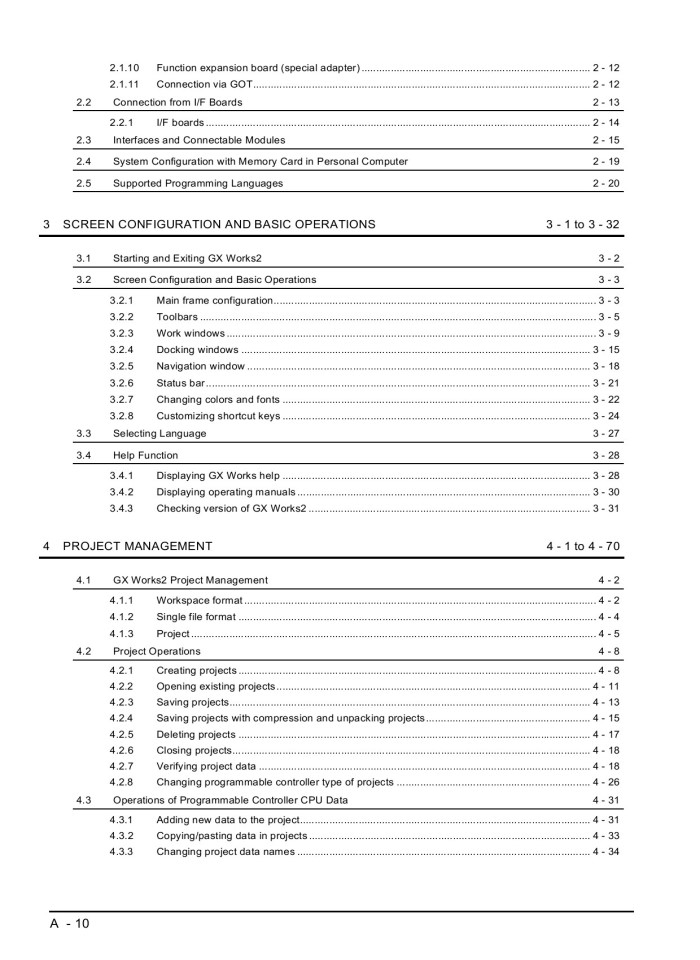 image for page GX works2 operating manual