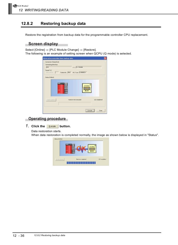 image for page GX works2 operating manual
