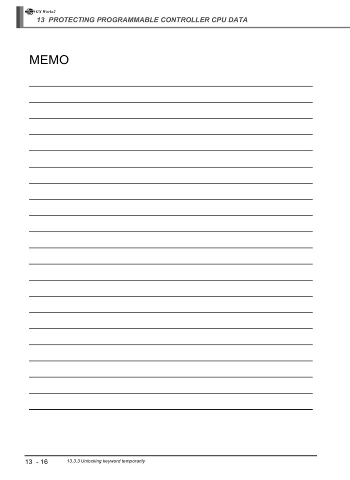 image for page GX works2 operating manual