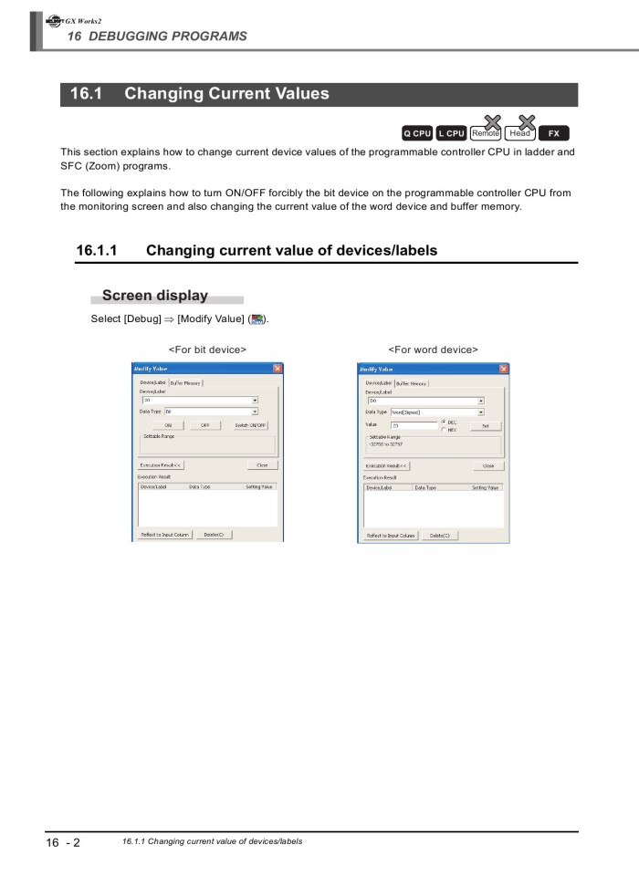 image for page GX works2 operating manual