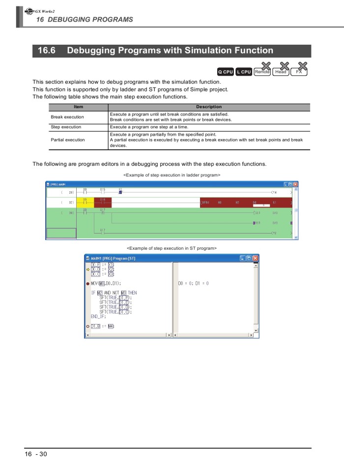 image for page GX works2 operating manual