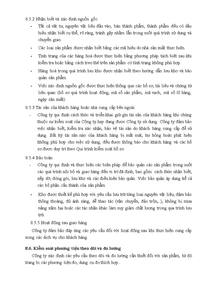 image for page Nội dung sổ tay chất lượng